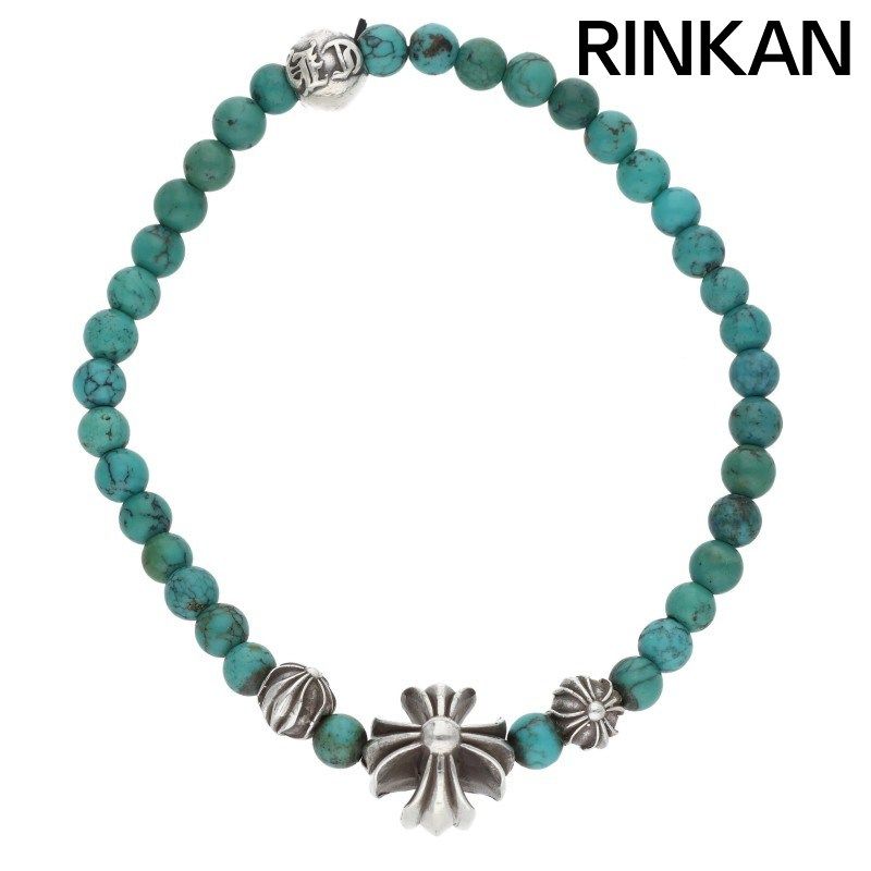 クロムハーツ 4mm BEAD/4mmビーズブレス BEAD4mmターコイズビーズブレスレット メンズ