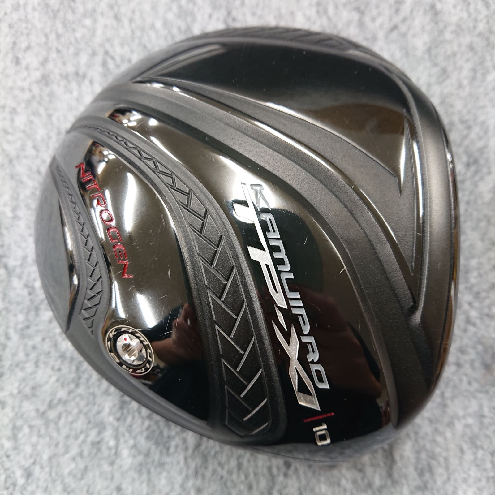 窒素ガス入り 超美品 カムイ TP-XI (イレブン) ニトロゲン (ブラックバージョン) 10° ドライバー ヘッドのみ Kamui TP-11 nitrogen