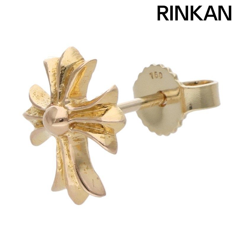クロムハーツ 22K No2 CH CRS/22K CHクロススタッド ゴールドピアス メンズ 216,720円