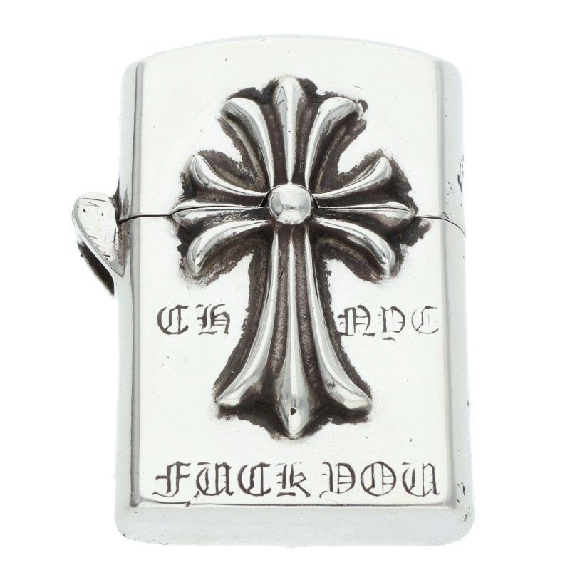 クロムハーツ ZIPPO LIGHTERZ-V1 NYC限定/V1スモールCHクロスジッポ