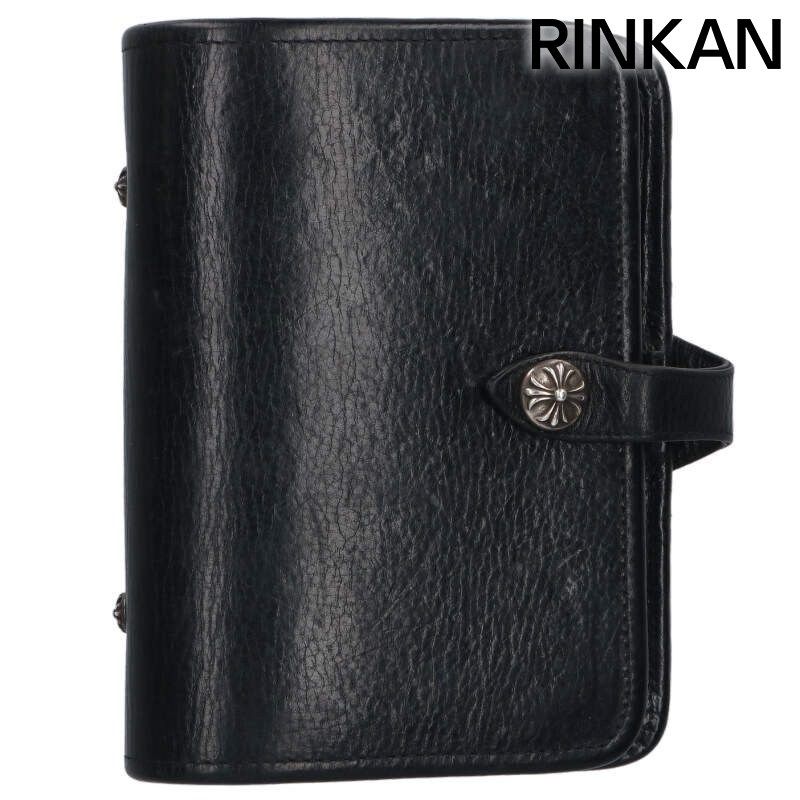クロムハーツ AGENDA PLAIN レザー手帳ケース メンズ
