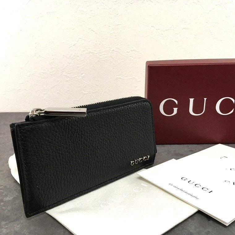 送料込み！ 未使用品 GUCCI フラグメントケース 795286 ブラック 箱付き 134