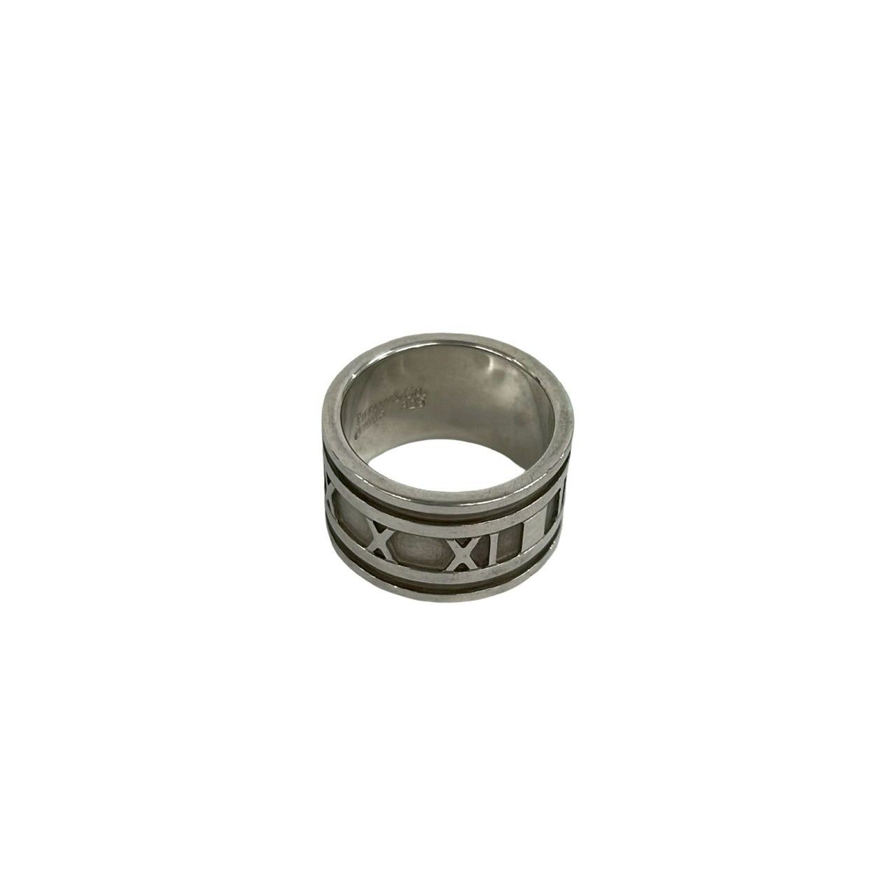 極 美品 TIFFANY&Co. ティファニー ワイド アトラス リング シルバー 