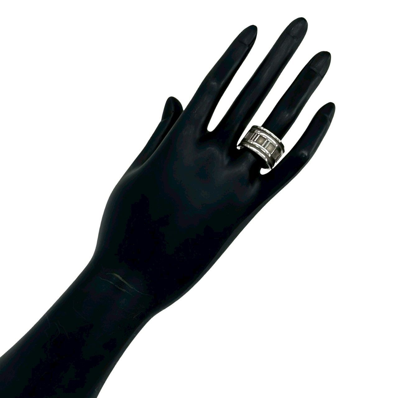極 美品 TIFFANY&Co. ティファニー ワイド アトラス リング シルバー 