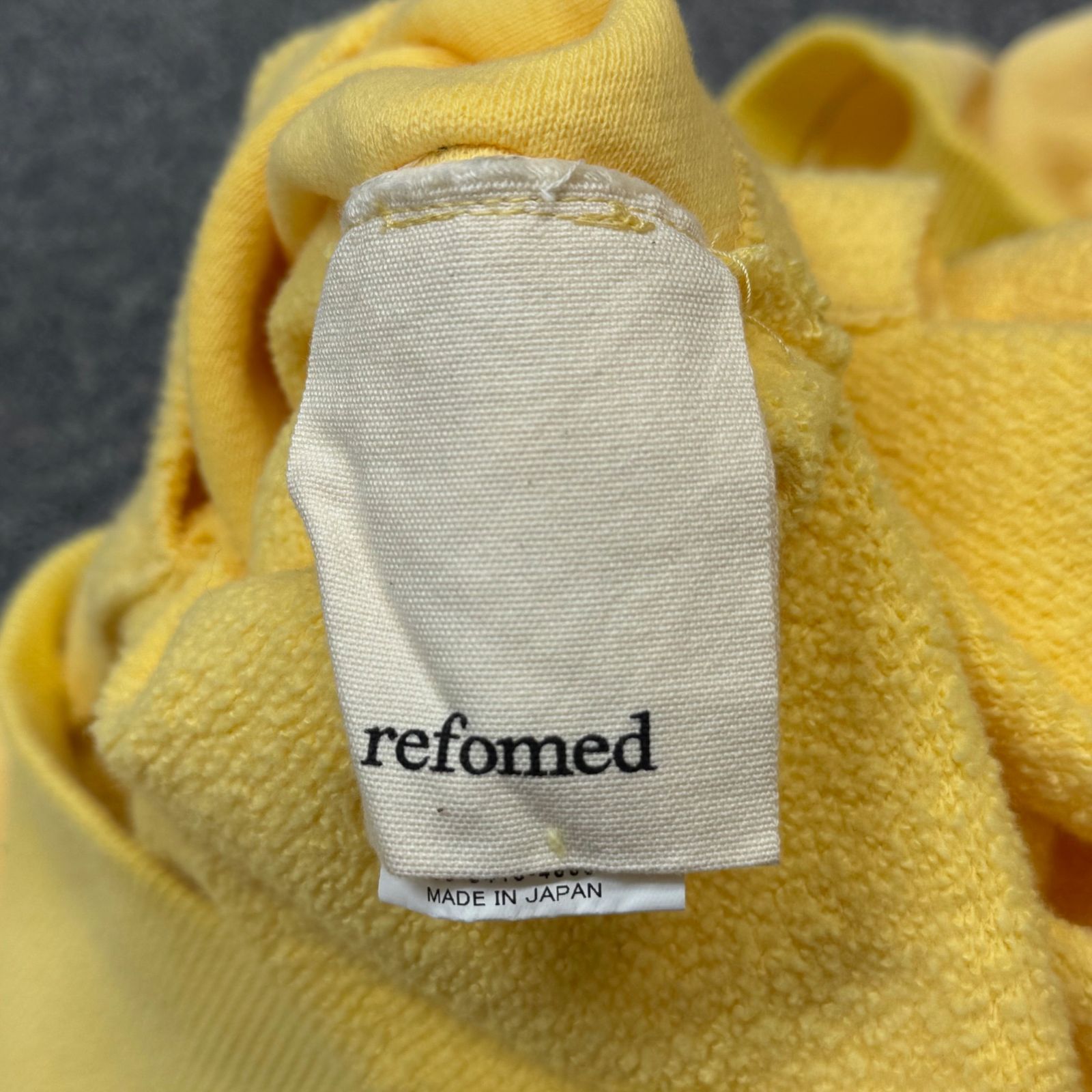 参考上代33000円 未使用 refomed 24AW EX.10WASH REVERSBLE SWEATER 10 
