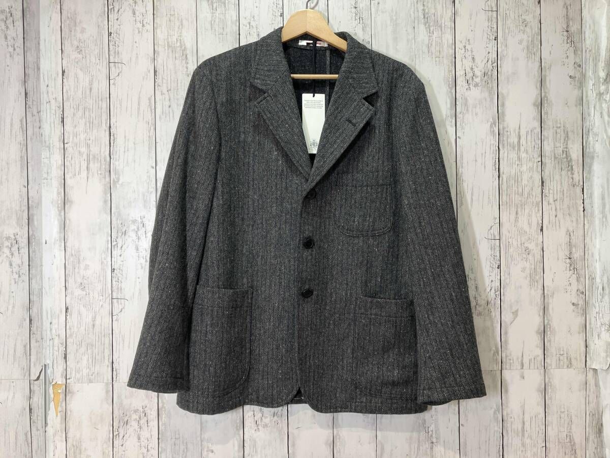 J.PRESSジェイ・プレス Lambs Tweed 3B Sack Jacket ラムズ ツイード スリーボタン サック ジャケット　サイズM カラーグレー