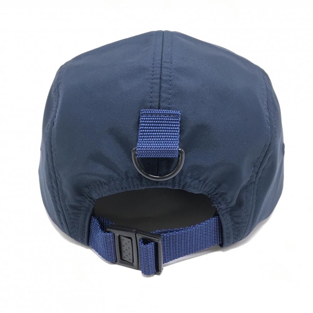 超美品】ブリーフィング キャップ ネイビー ロゴプリント 裏地メッシュ