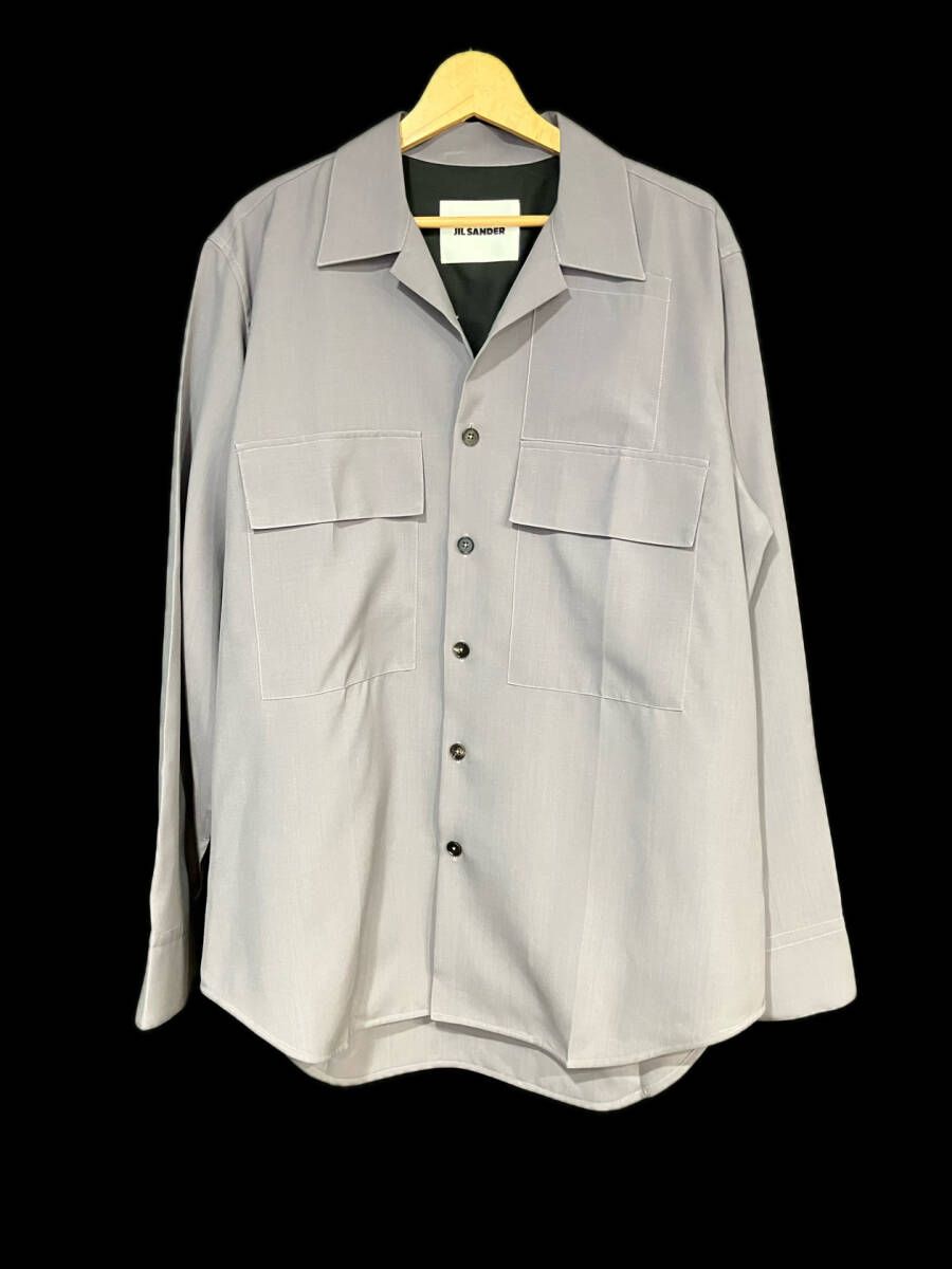 JIL SANDER ジルサンダー 23SS CPOシャツ JSMT600933MT20340012
