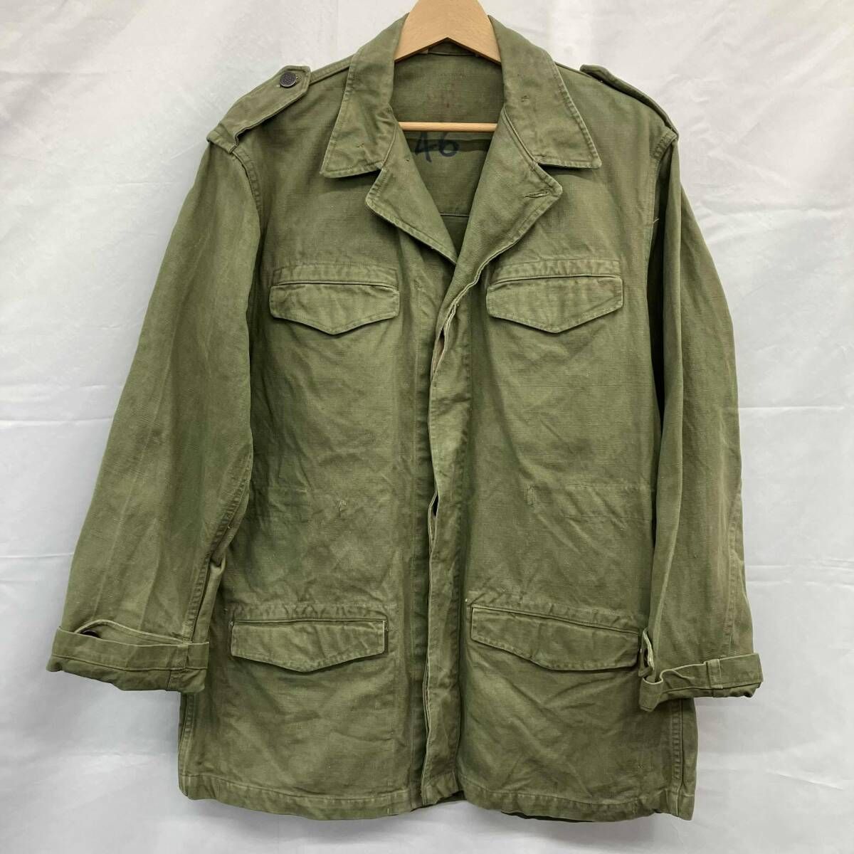 フランス軍 / フィールドジャケット / M-47 / コットンツイル / 前期型 / カーキ / Sサイズ