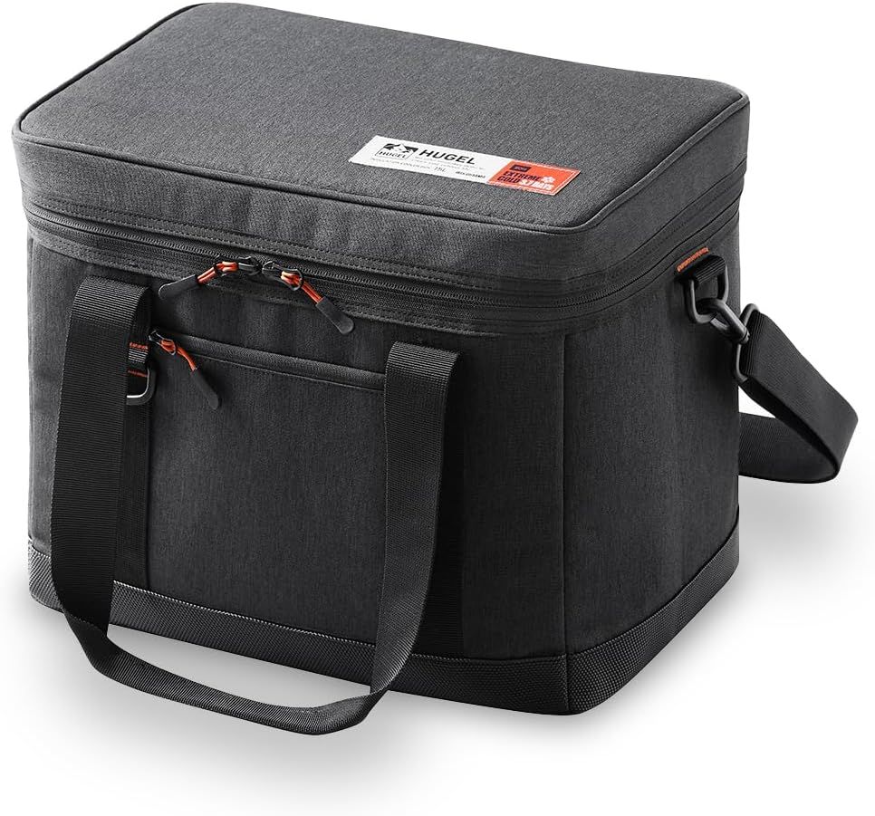 アイリスオーヤマ HUGEL エアロゲルソフトクーラーボックス 4L/15L/25L/40L AGSC-25C/40C チャコールグレー エアロゲル クーラーバッグ 超保冷 超冷却 折り畳み