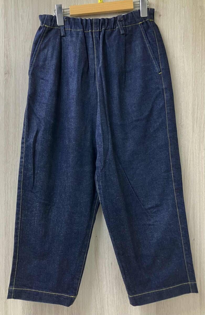 Plantation PL33FF702 プランテーション デニム ワイド パンツ Sサイズ インディゴ レディース 紺色