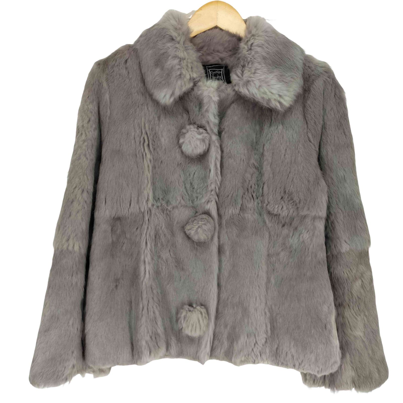 シンシアローリー Cynthia Rowley rabbit fur ラビットファージャケット レディース 2