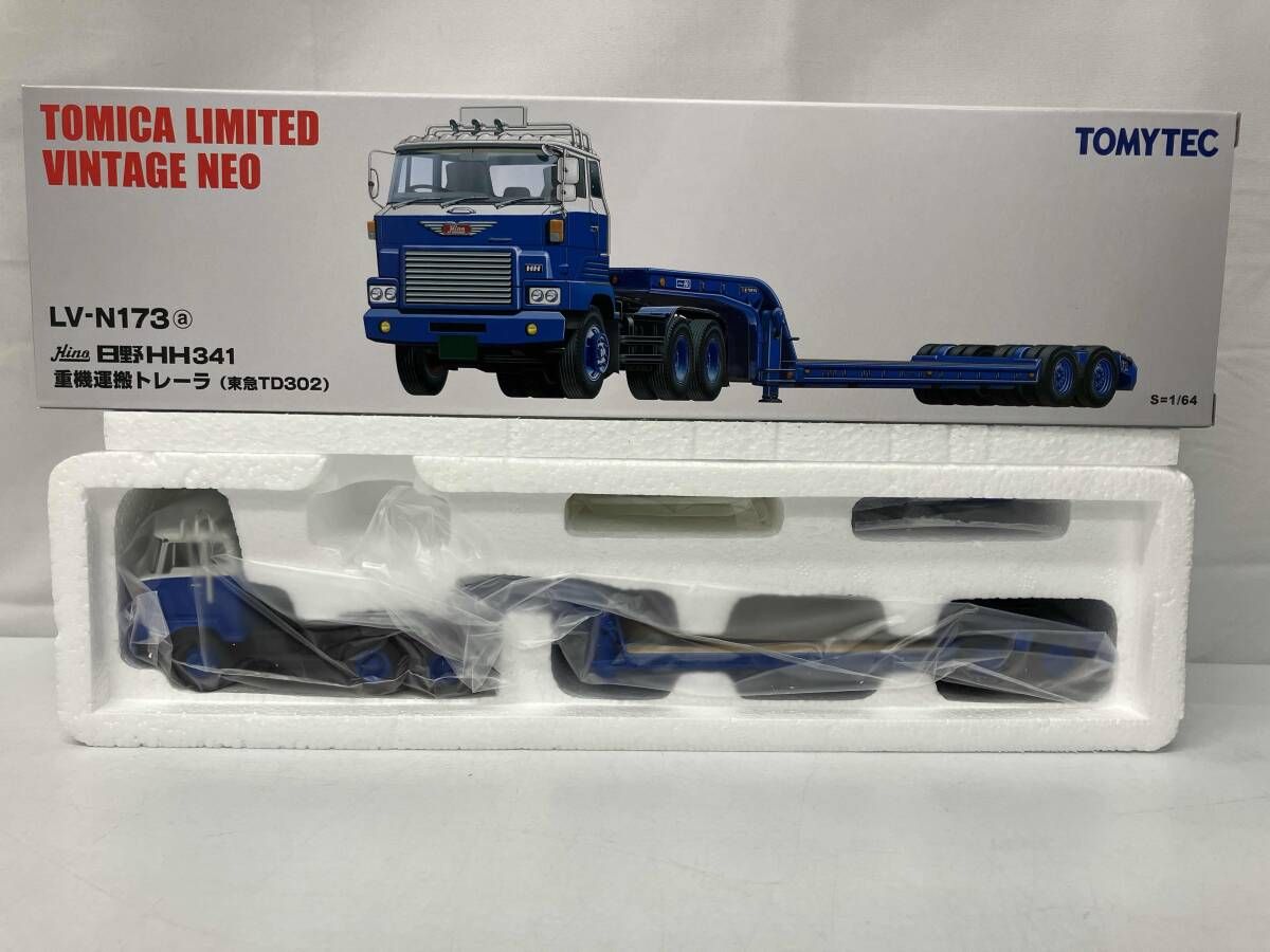 トミカ LV-N173a 日野HH341 重機運搬トレｰラ 東急TD302 リミテッドヴィンテｰジNEO トミーテック