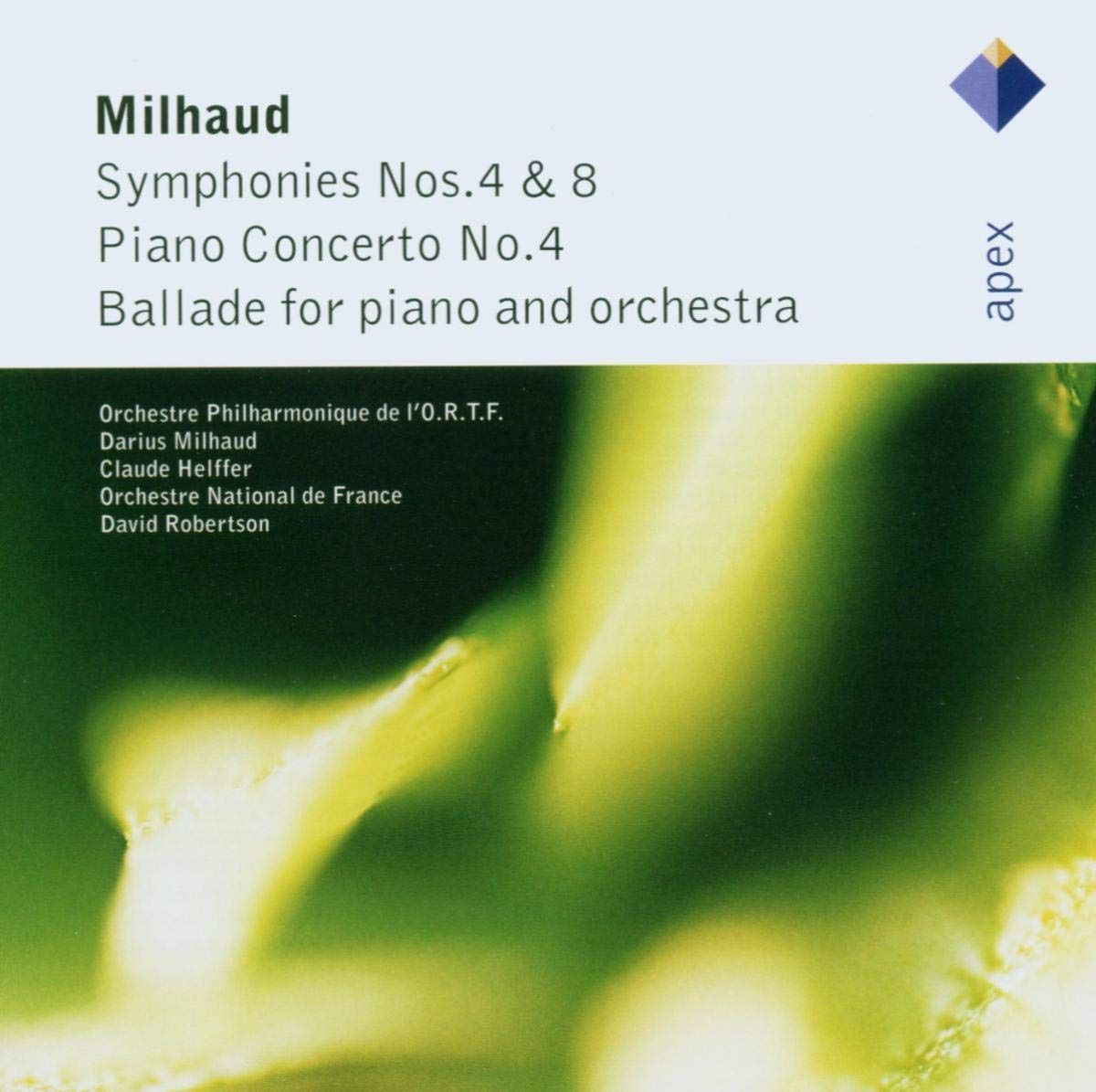 【CD】Milhaud: Symphonies Nos. 4 & 8, Piano Concerto No. 4, Ballade