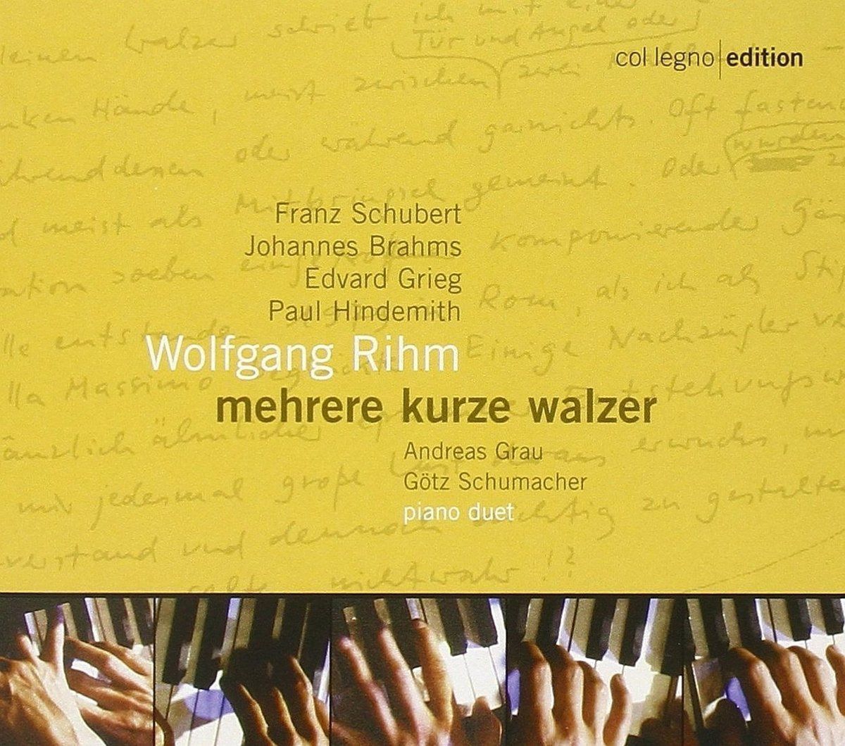【CD】Wolfgang Rhim - Mehrere kurze walzer