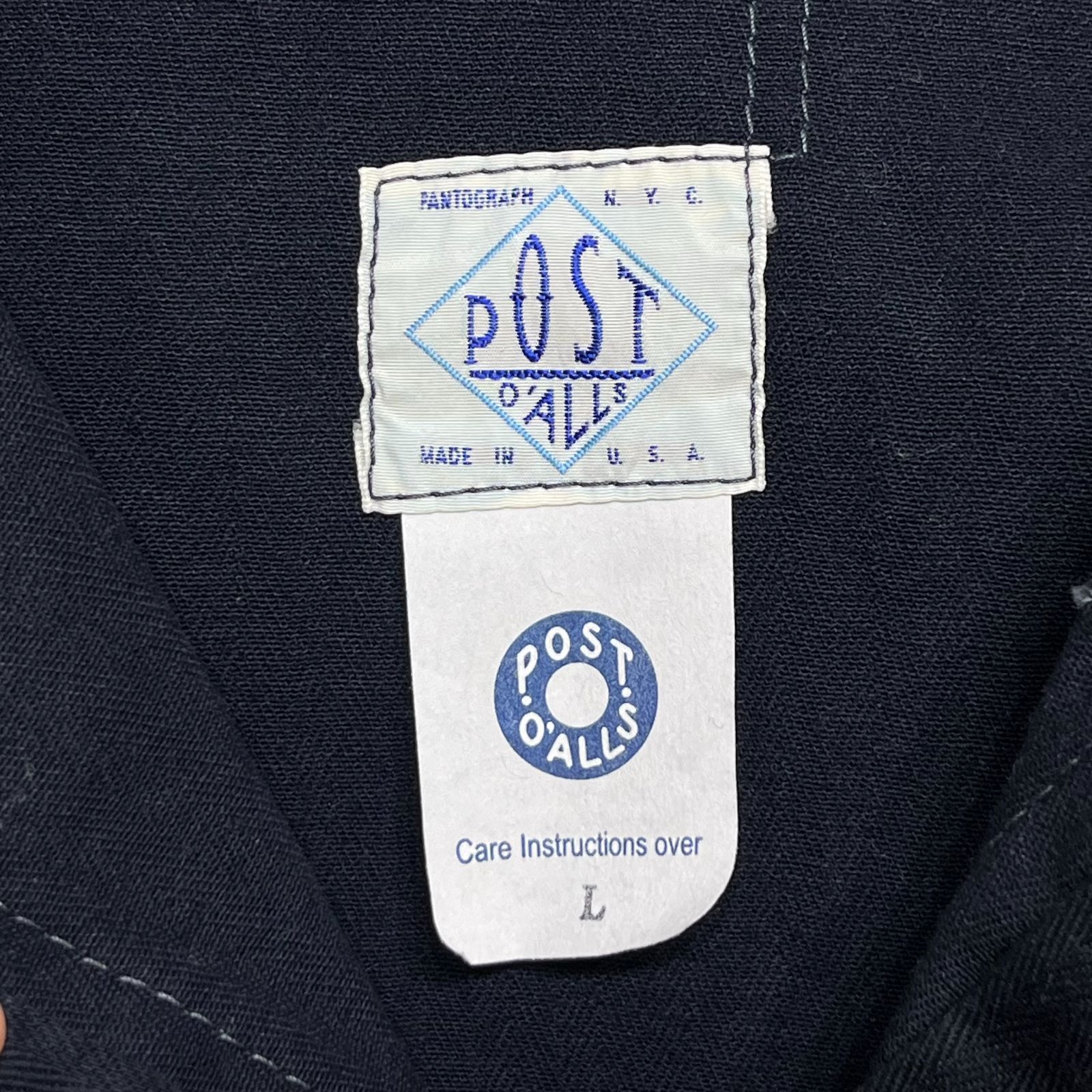 未使用 POST O'ALLS CRAFTMASTER3 size XL POST O'ALLS OVERALLS ポストオーバーオールズ ○ USA製 CRAFTMASTER
