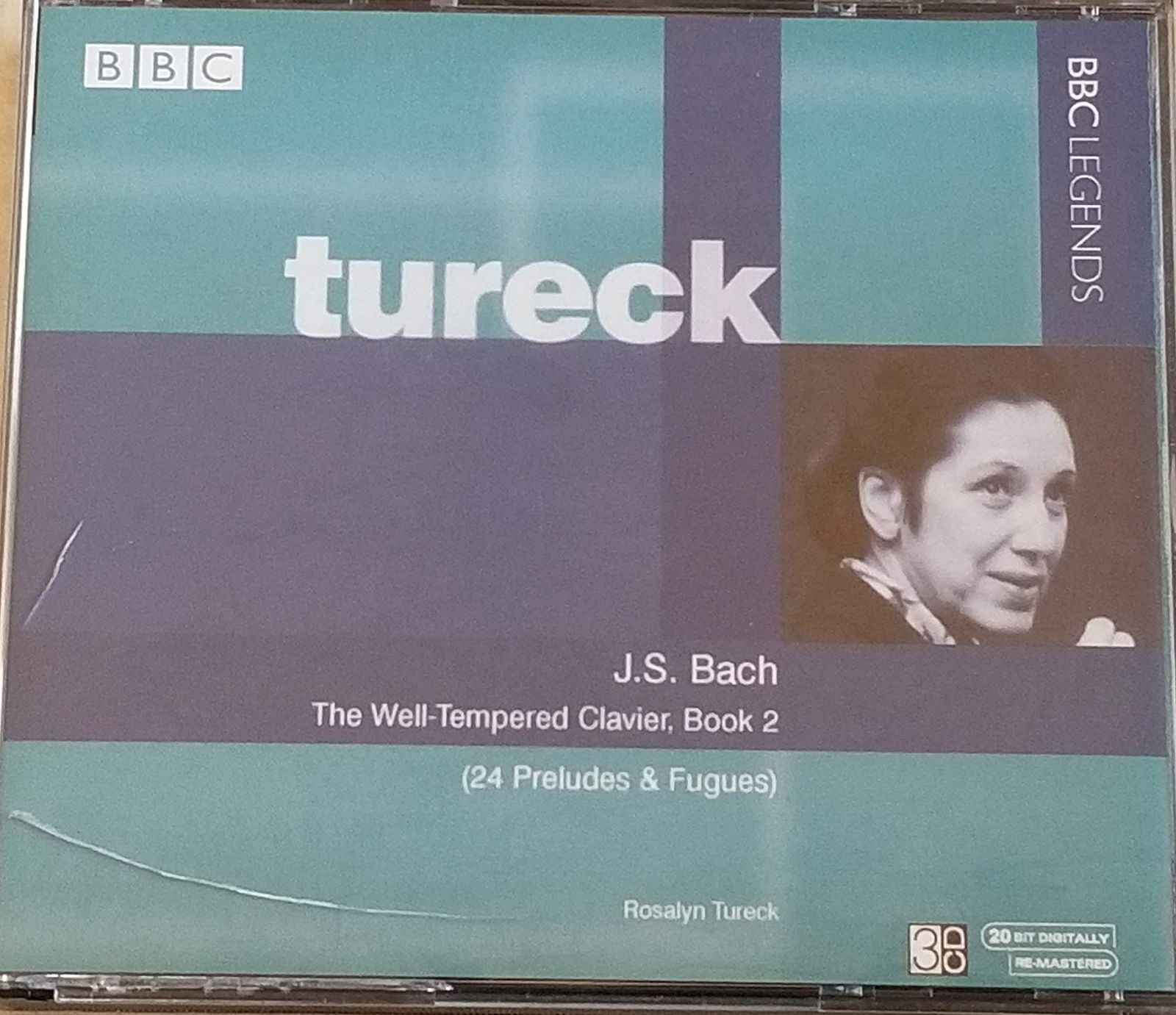 【CD】J.S. バッハ:平均律クラヴィーア曲集第2巻 BWV 870-893 (テューレック)(1976) 20,667円