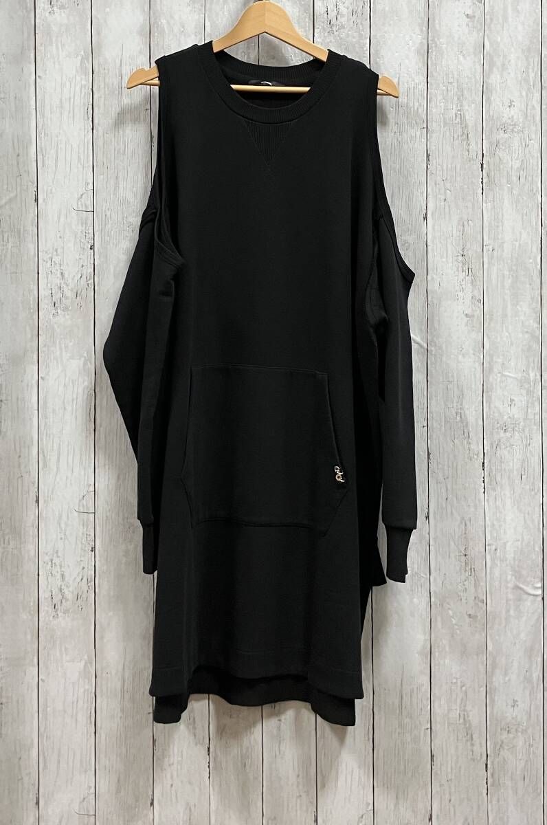 DIESEL/スウェット/オフショルダー スウェットワンピース/BLACK ディーゼル