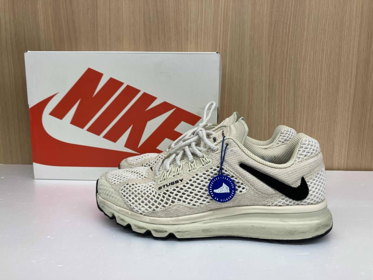 NIKE × STUSSY ナイキ× ステューシー Air Max 2013 Fossil エアマックス 2013 フォッシル DM6447-200 スニーカー 27.5 オフホワイト 通年