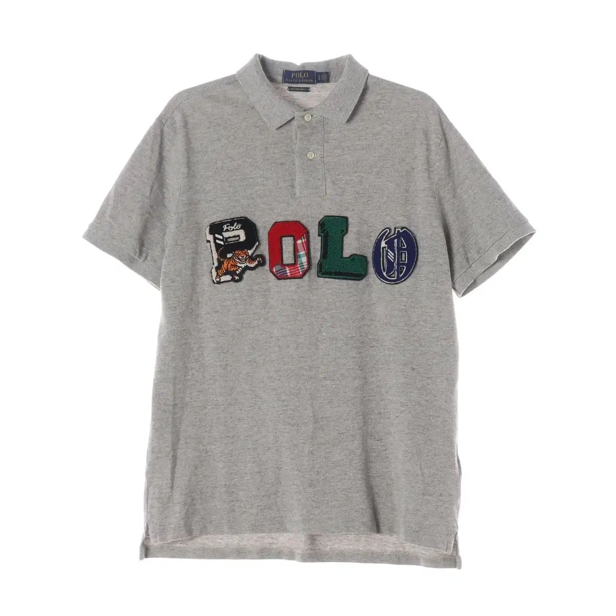 ポロ ラルフ ローレン タイガー グラフィック チェック パータン スリムフィット 半袖 Tシャツ