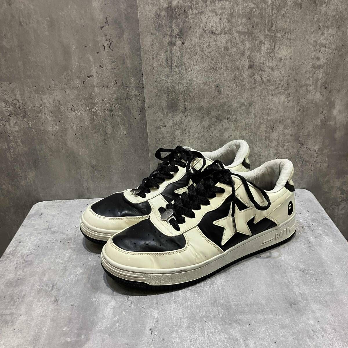 A BATHING APE BAPE STA #6 M2 size 27.5cm ブラック ホワイト エイプ