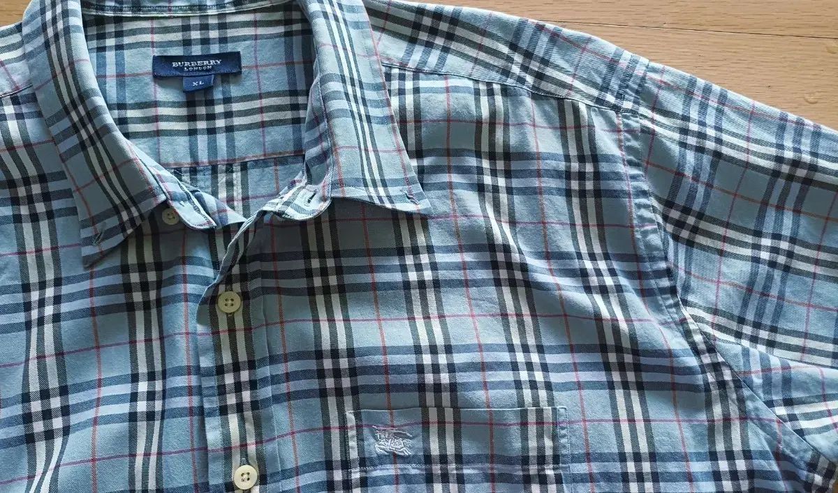 バーバリー ロンドン チェック シャツ XL