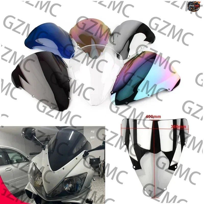 CBR600 2004 2005 2006 ホンダ CBR 600 F4I 2001 - 2007 用 オートバイ用ダブルバブルウインドシールドディフレクタープロテクターウインド