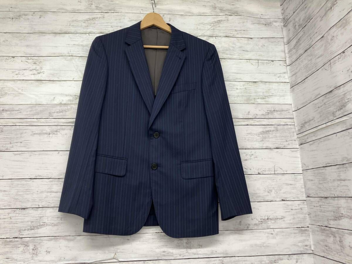 Paul Smith×Loro Piana／他アウター／テーラードジャケット／ネイビー／ストライプ／PF-ST-39444／Mサイズ
