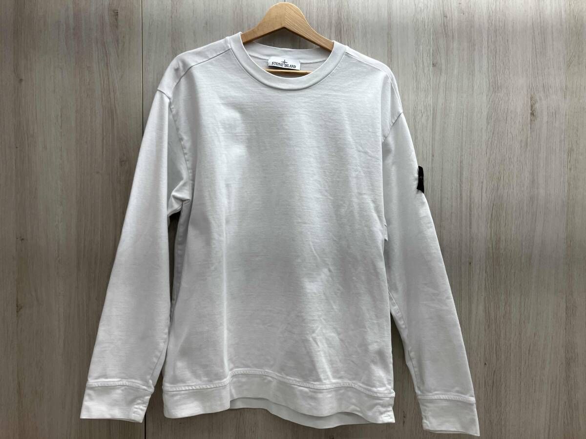 STONE ISLAND/ストーンアイランド スウェットシャツ K1S156100043 S0A50 コットンジャージー 厚手 ガーメントダイ コンパスパッチ 長袖T