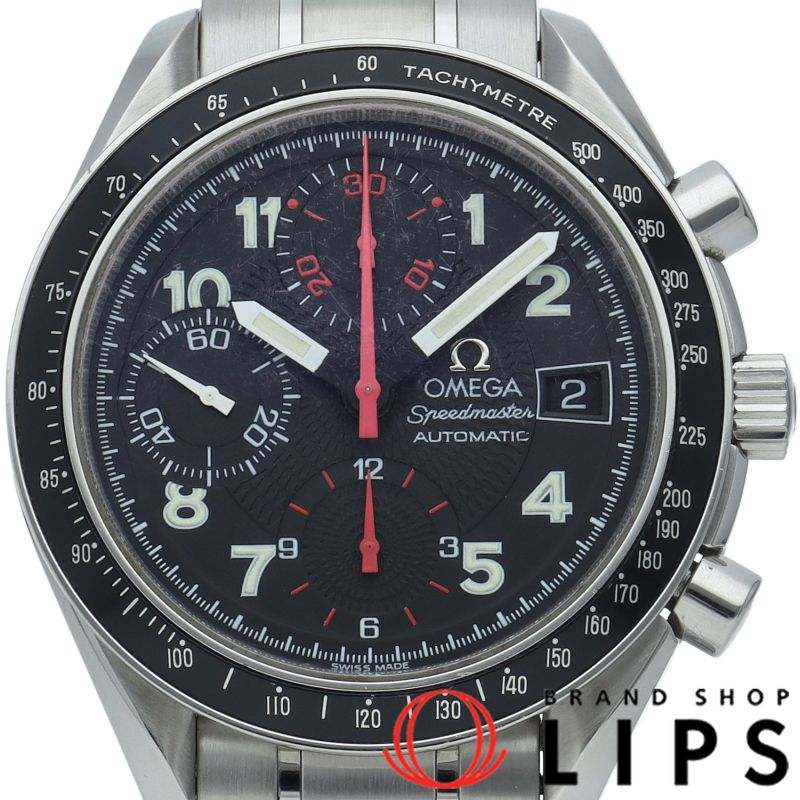 オメガ スピードマスター マーク40 クロノグラフ 39mm 3513.53 箱 保証書 1駒 SS メンズ時計 ブラック 仕上げ