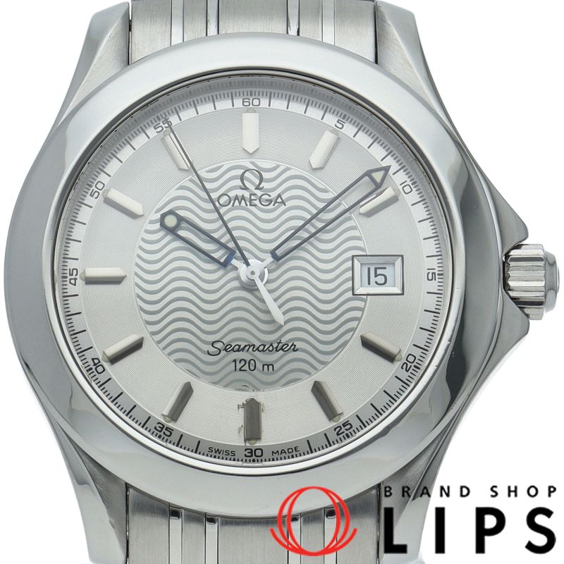 オメガ シーマスター120M クォーツ 36mm 2511.31 SS メンズ時計 シルバー 美品 【中古】