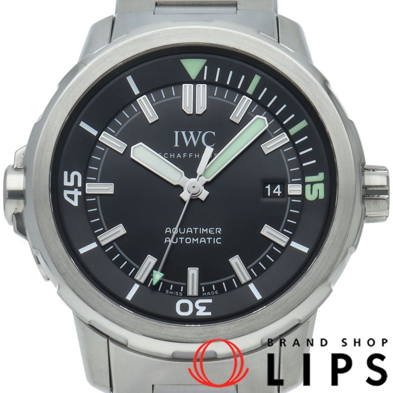 インターナショナルウォッチカンパニー IWC アクアタイマー オートマティック IW329002 箱 保証書 バンド SS メンズ