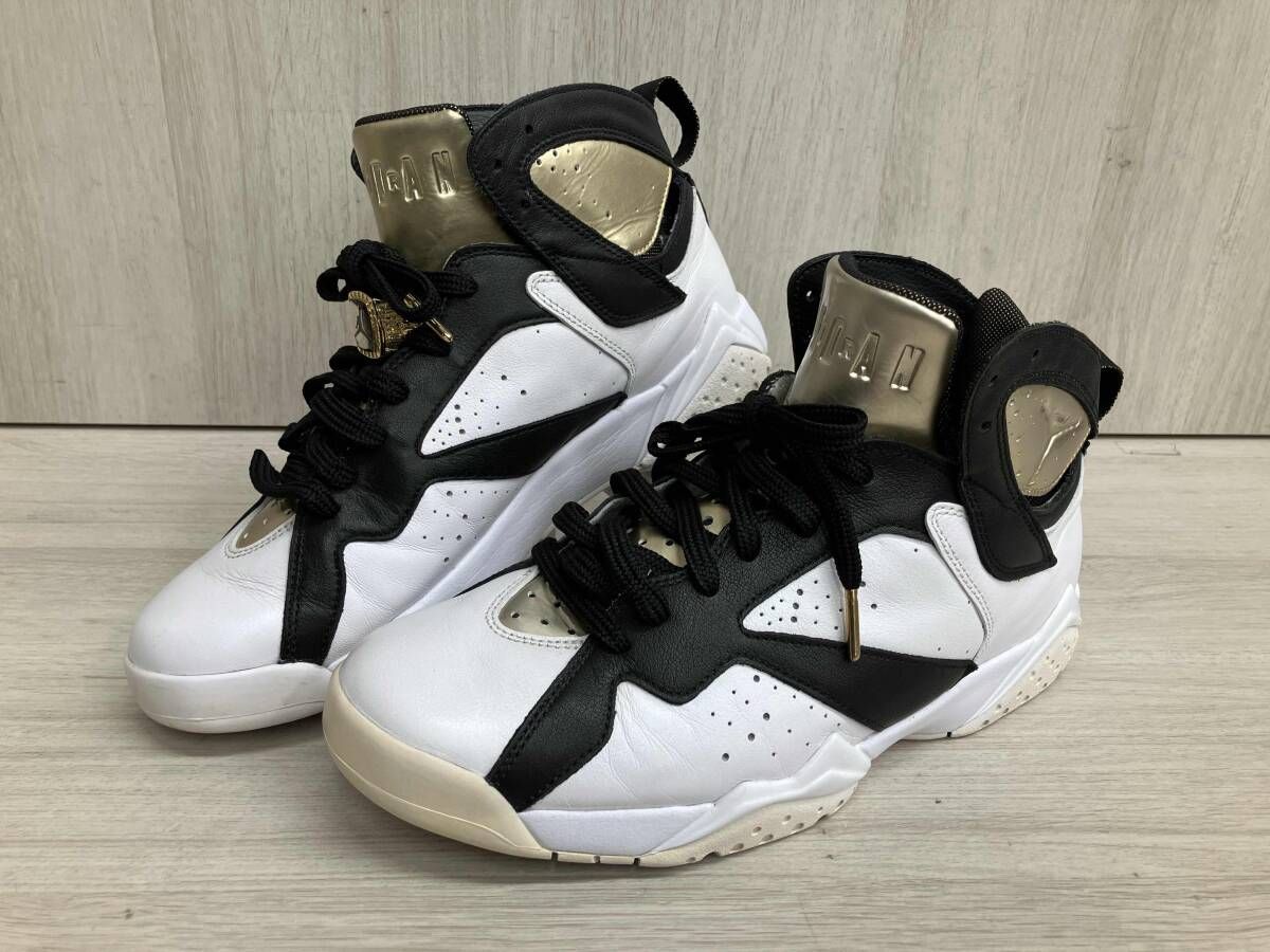 【前飾り片側なし】 Nike Air Jordan 7 Retro ナイキ エアジョーダン7 レトロ スニーカー 725093-140 メンズ27.0cm ホワイト