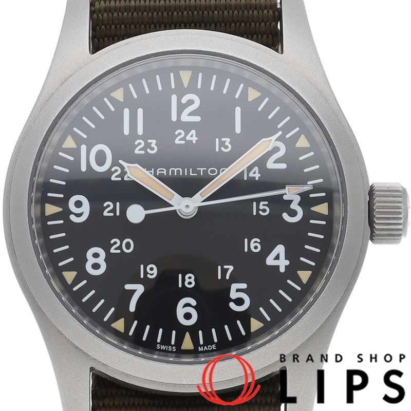 ハミルトン カーキフィールド メカニカル ウォッチ 36mm H694390/H69439931 箱 保証書 SS/テキスタイル