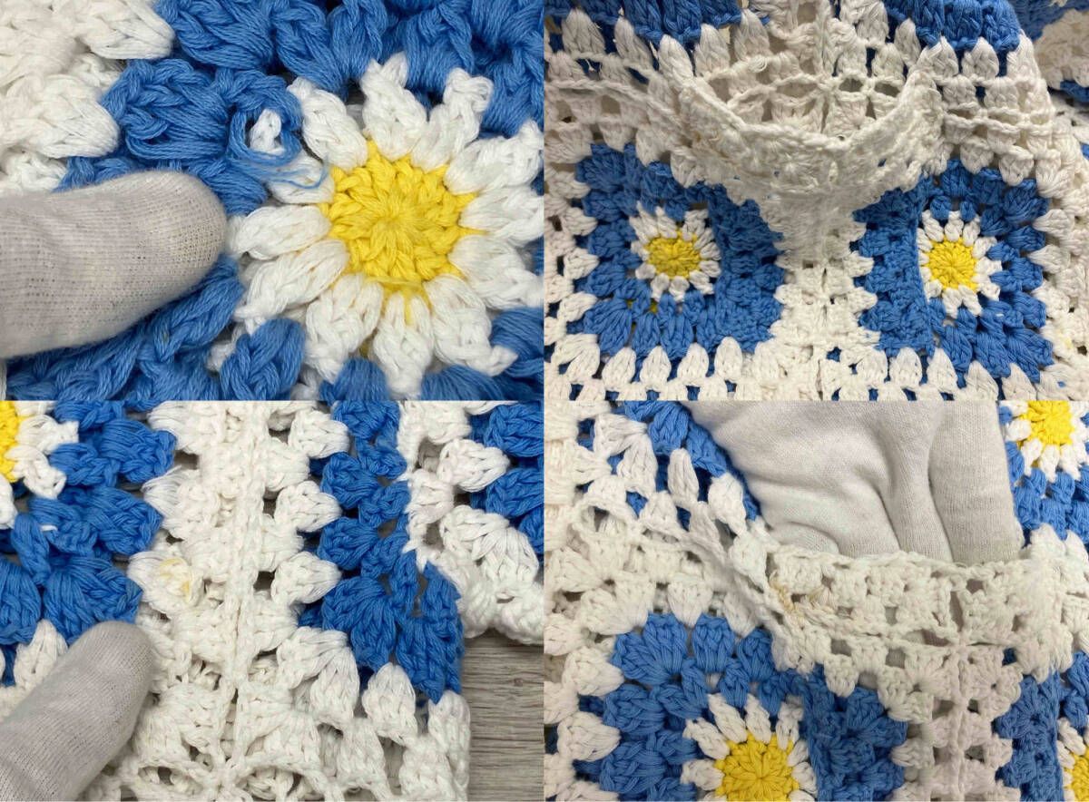 SON OF THE CHEESE/サノバチーズ Flower Knit Shirt/フラワーニット