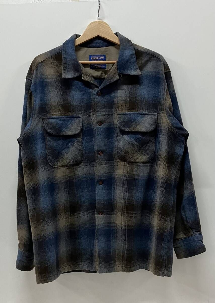 PENDLETON ペンドルトン AA022-30953 長袖シャツ 90s〜 オンブレチェック サイズL