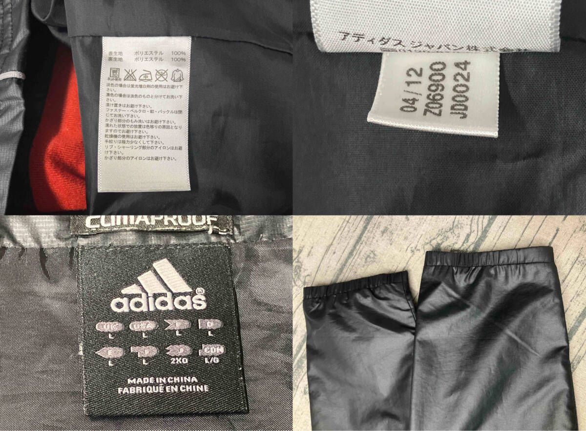 adidas ジャケット 上下セットアップ ポリエステル100% アディダス