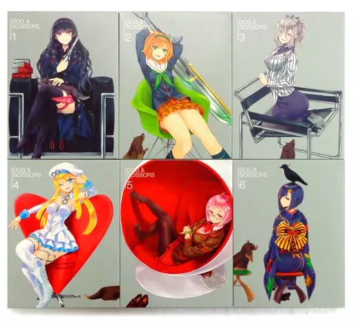 【中古】アニメBlu-ray Disc 犬とハサミは使いよう 初回生産限定版 全6巻セット