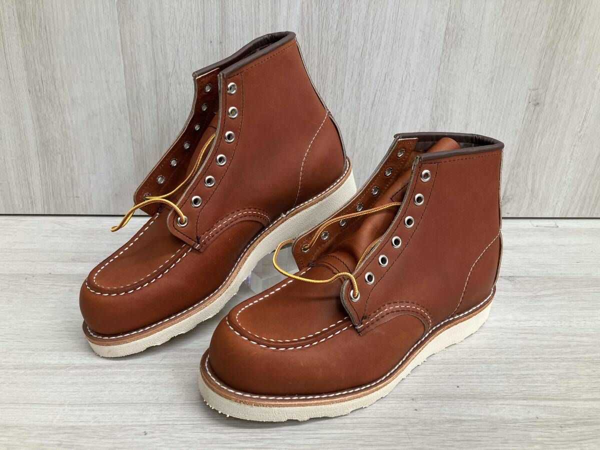 【未使用】RED WING Classic Moc レッドウィング ブーツ 革 875 メンズ 26.5cm ブラウン