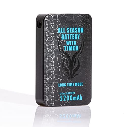 水冷服 アイスマン用 リチウムイオンバッテリー タイマー付き 5200mAh KBTS-5200We