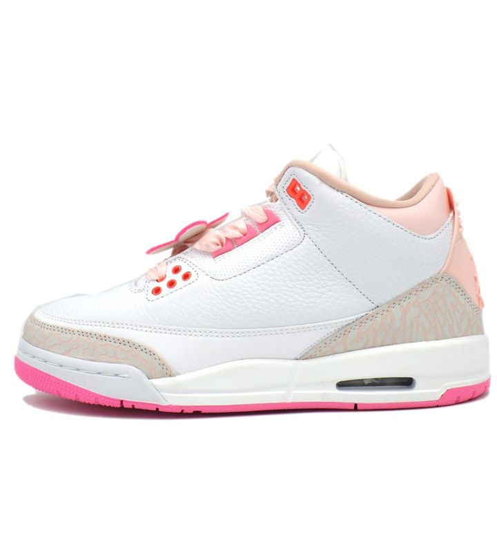ナイキ NIKE 【 GS AIR JORDAN 3 RETRO Spring Flowers II0599 600 】 GS エア ジョーダン 3 レトロ スプリング フラワー スニーカー h8136