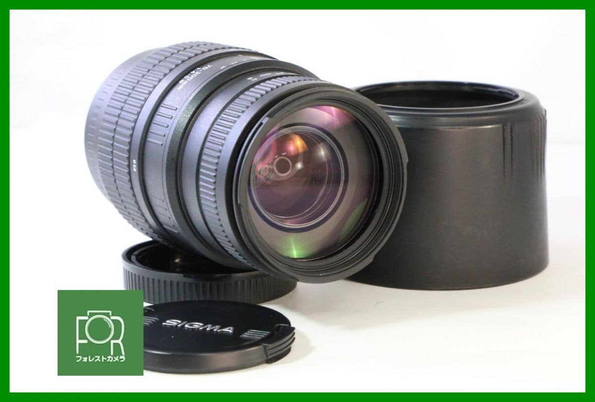 【動作保証・点検済】極上品■シグマ SIGMA MACRO 70-300mm F4-5.6 キヤノン■前後キャップ付き■AH306