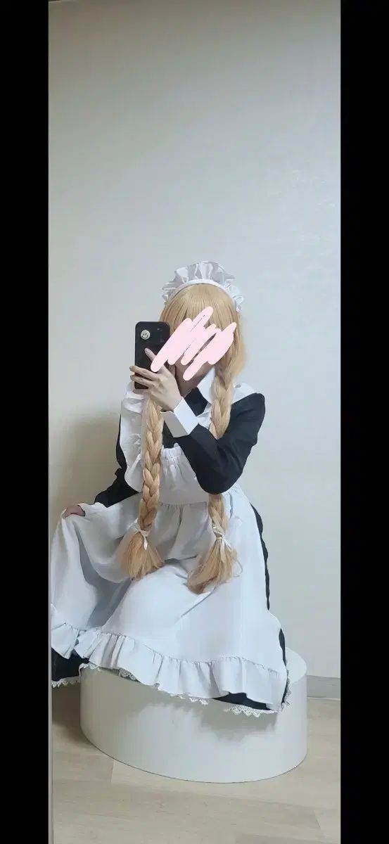 ロングメイド服コスプレ衣装