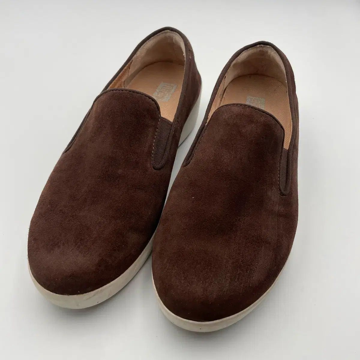 FITFLOP フィットフロップ ブラウン スウェード レディース スリッポン スニーカー 230