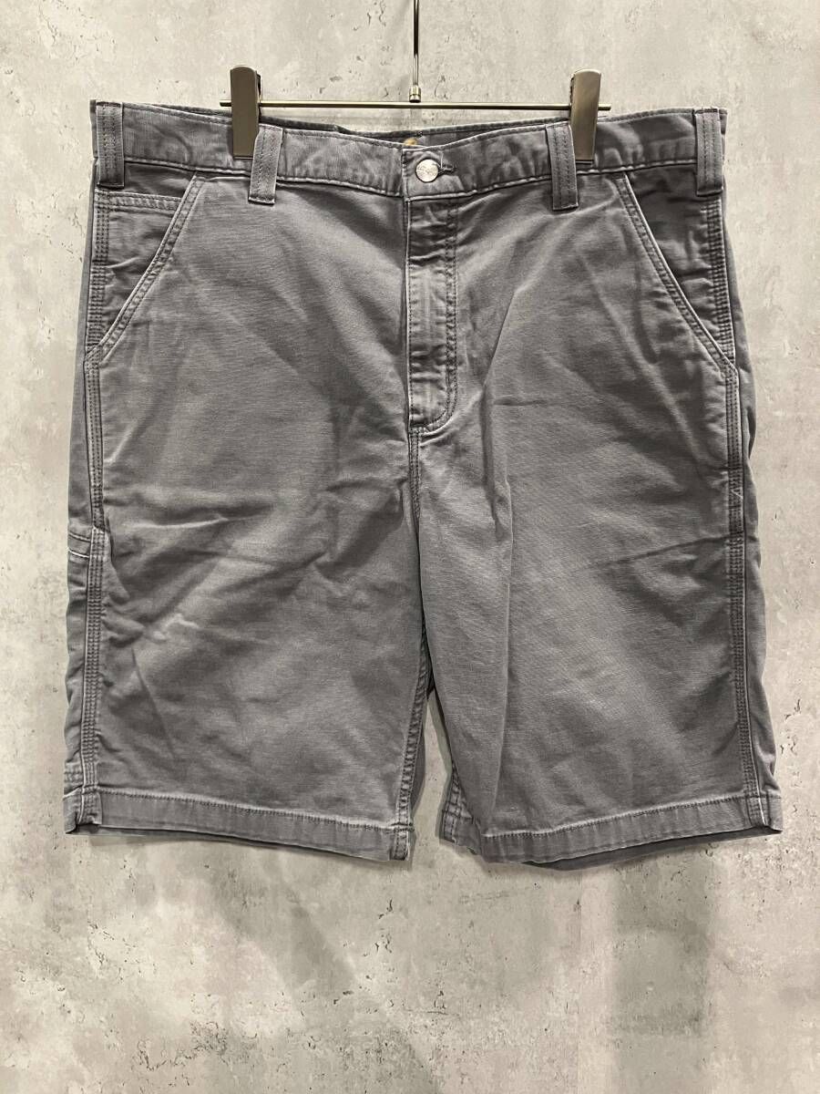 Carhartt カーハート Canvas Work Shorts キャンバスワークショーツ グレー size 38