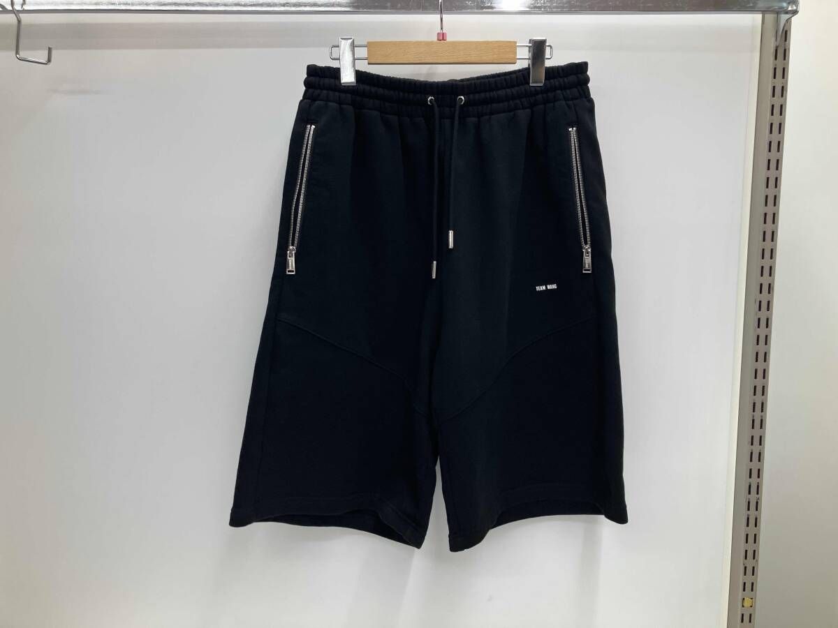 TEAM WANG チームワン ハーフパンツ 綿パンツ サイズ1 ブラック