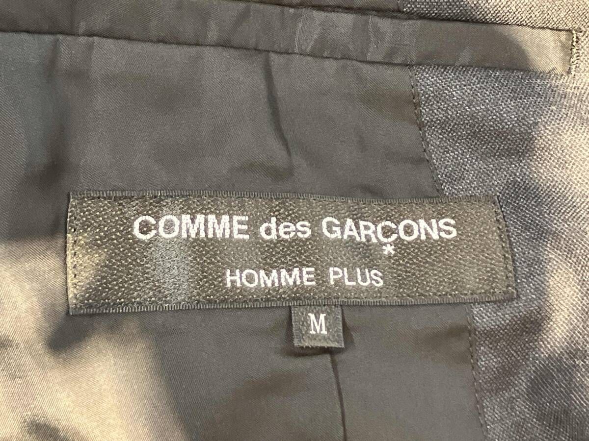 COMME des GARCONS HOMME PLUS ドッキングウール燕尾コートsizeM 