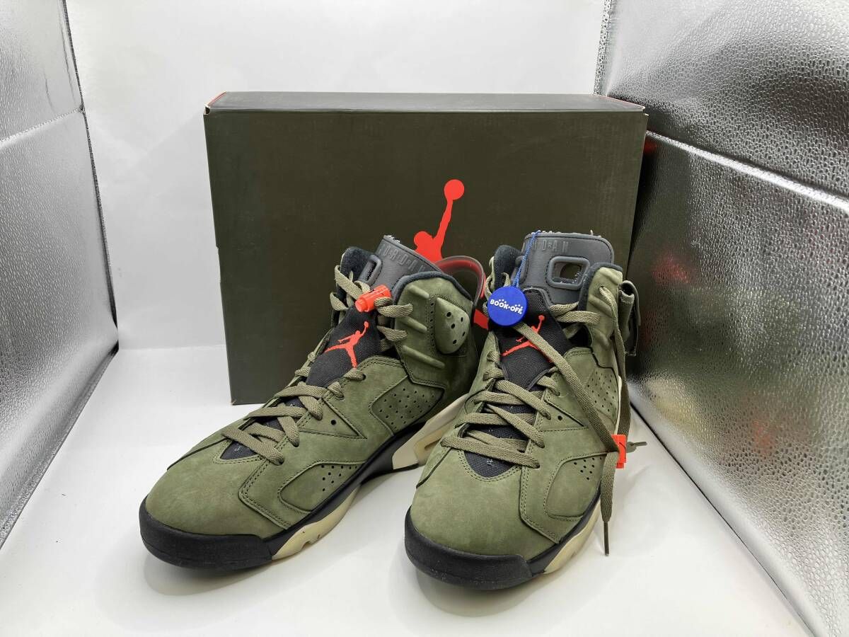 NIKN ナイキ Travis Scott Air Jordan 6 Retro トラヴィススコット エアジョーダン レトロ スニーカー CP1084 200
