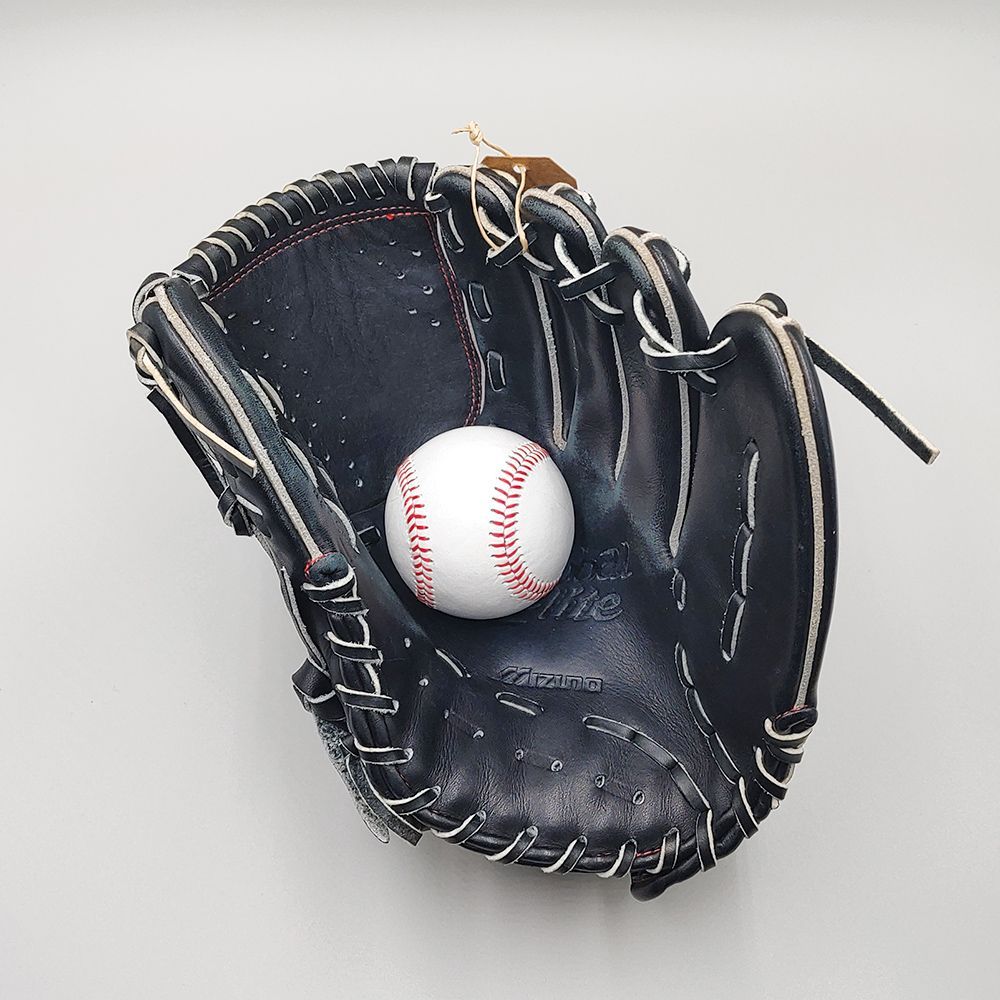 クリーニング済み (高校野球対応)】 ミズノ 硬式グローブ / 投手用