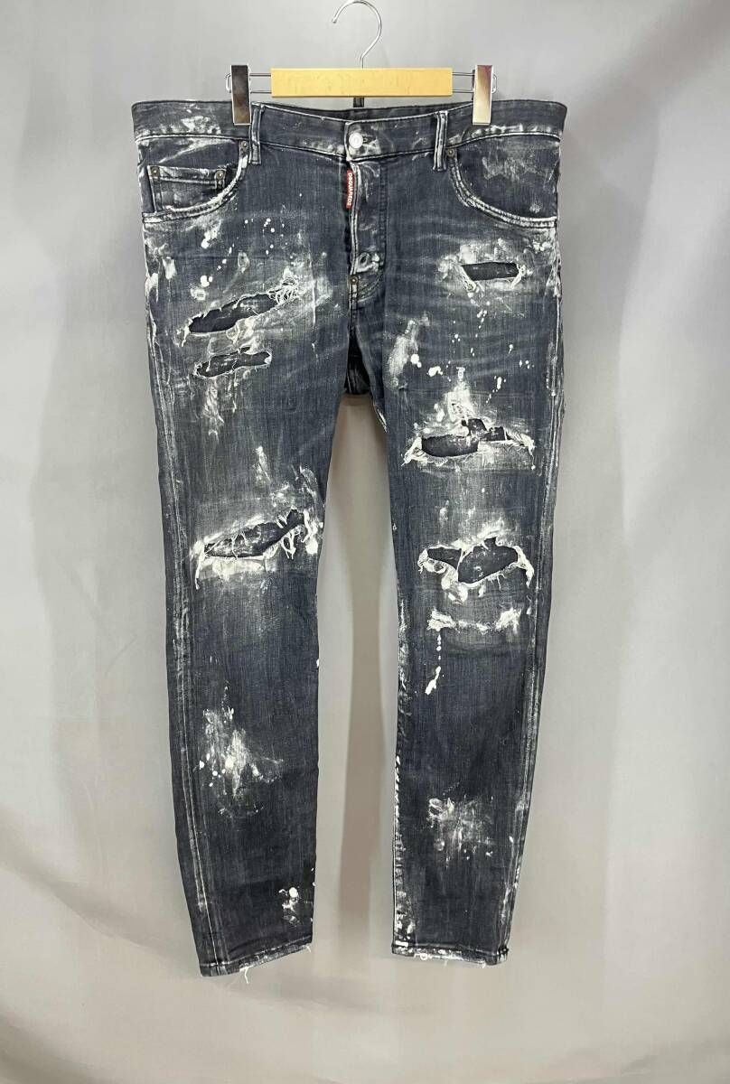 ★ DSQUARED2 ディースクエアード ジーンズ SUPER TWINKY JEANS S74LB1324 サイズ54 グレー系 通年